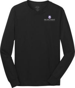 Long Sleeve Core Cotton Tee, Black